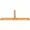 Ekena Millwork Portland Rough Sawn Timber Gable Bracket, Western Red Cedar, 108"W x 49"H x 6"D x 6"F, 11/12 Pitch GBW108X49X0606POR00RWR - alternate 5